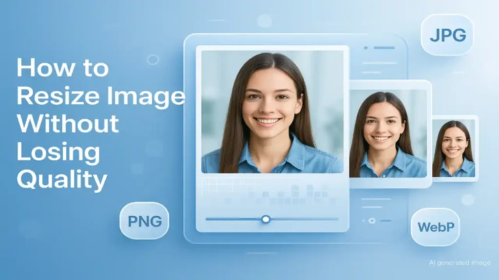 Example of how to resize image without losing quality
