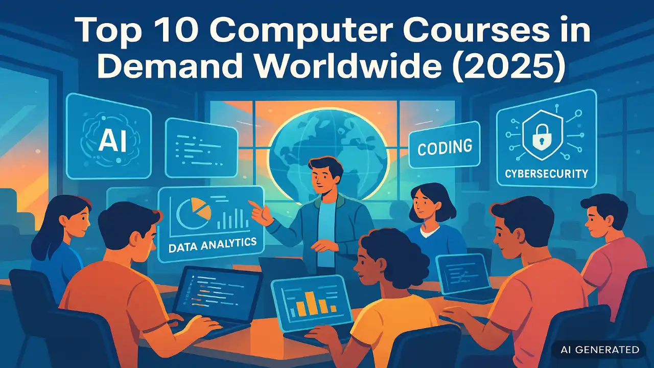 Top 10 Computer Courses in Demand Worldwide
