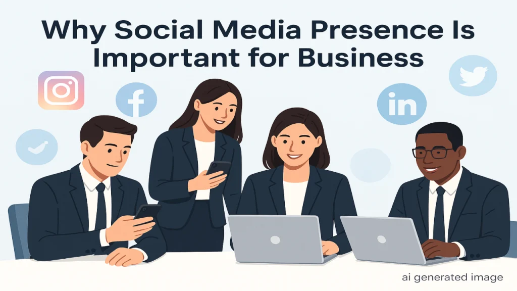 why social media presence is important for business