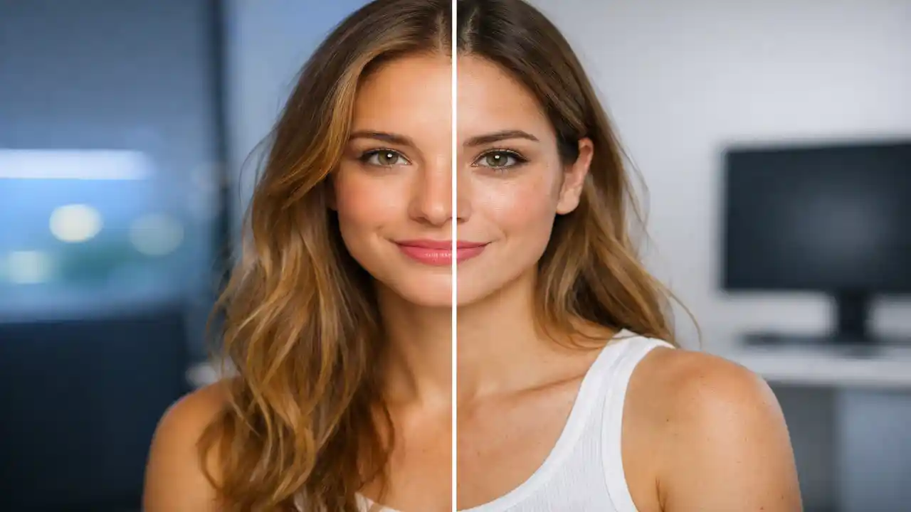 Free vs paid AI photo editing comparison showing which AI is best for editing photos with clear quality difference