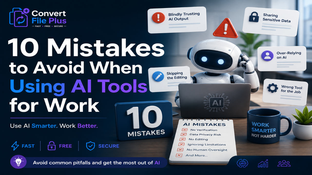 10 Mistakes to Avoid When Using AI Tools for Work