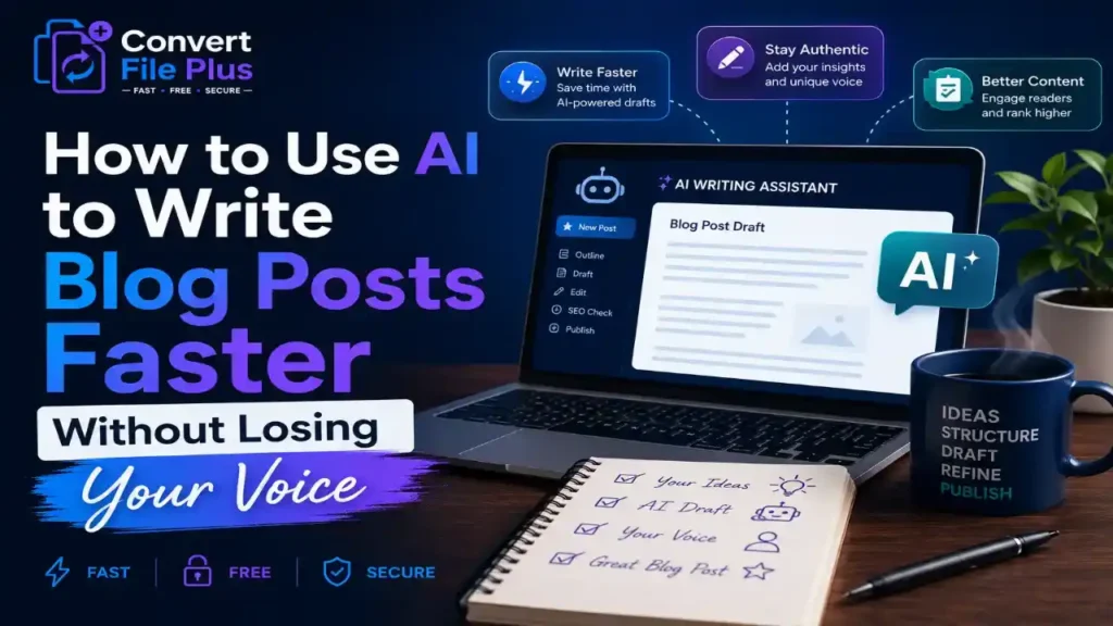 How to use AI to write blog posts faster without losing your authentic writing voice