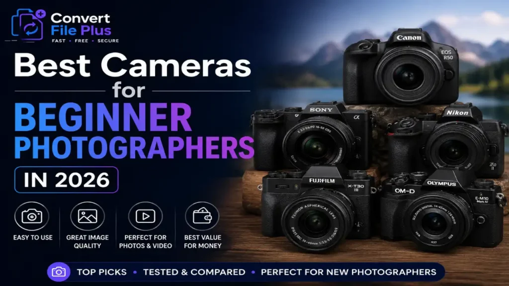 Best beginner cameras in 2026 featuring Canon, Sony, Nikon and Fujifilm cameras for new photographers