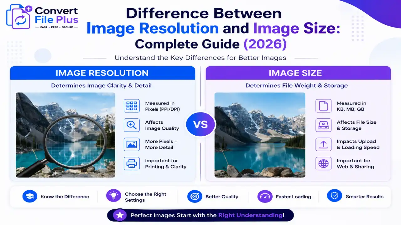 Difference Between Image Resolution and Image Size: Complete Guide (2026)